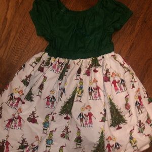 Handmade grinch dress